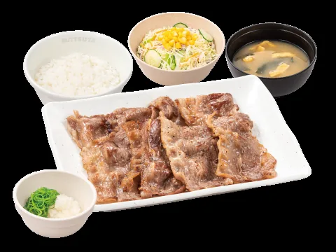 松屋の牛焼肉の画像