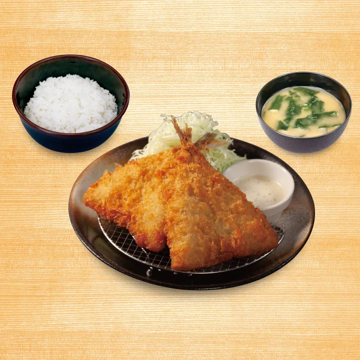 アジフライ(2枚)定食